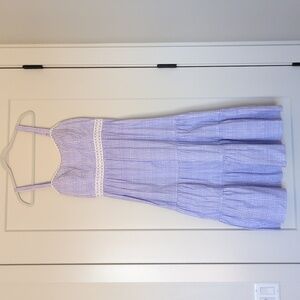 Lilly Pulitzer Purple Gingham Dress Size 12